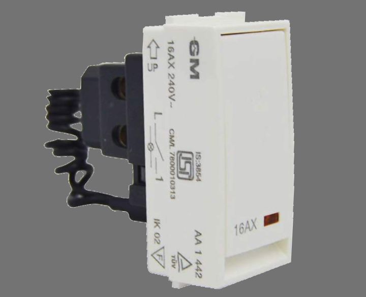 16A 1 Way Switch with Indicator AA1442