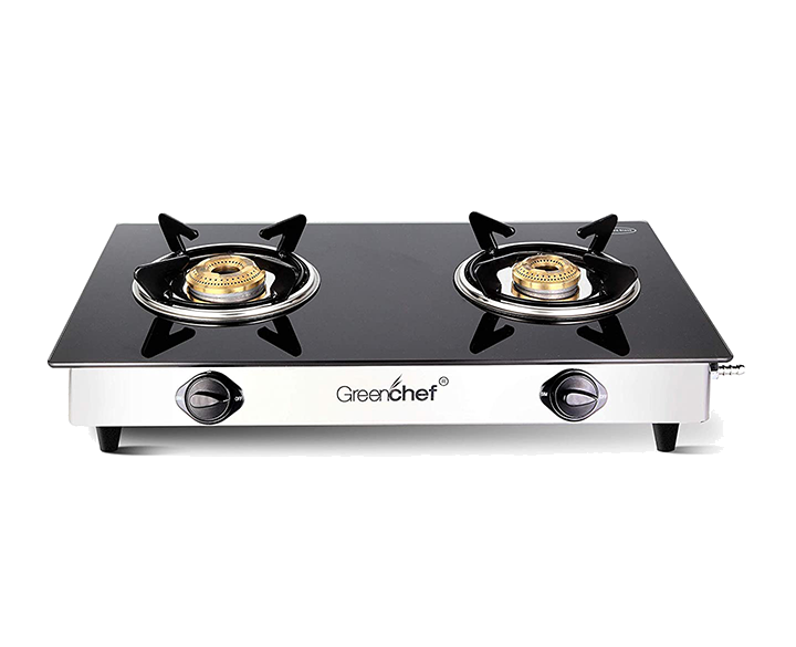 Auto Ignition Glass Top Gas Stove Greenchef