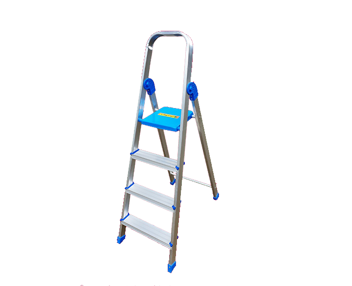 4 Steps Aluminium Ladder with Anti Slip Shoes 