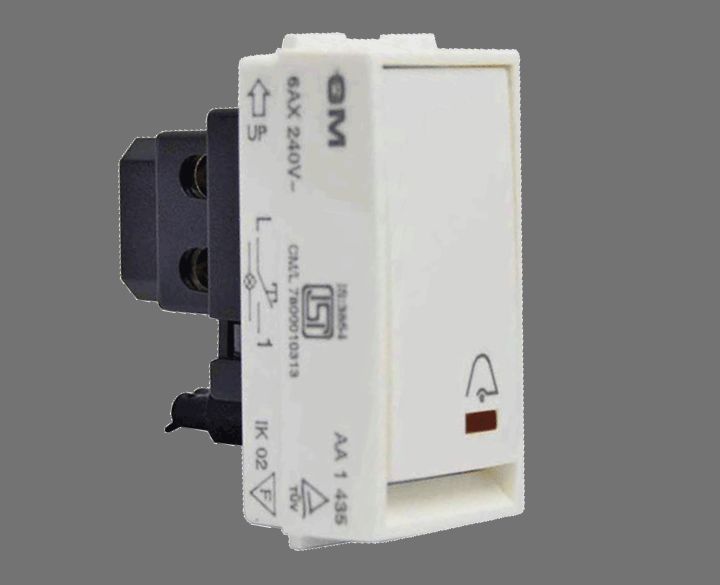 6A Bell Push Switch with Indicator AA1435