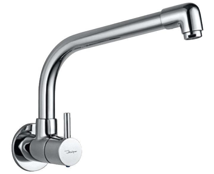 Sink Cock with Extended Swinging Spout FLR-CHR-5347SD