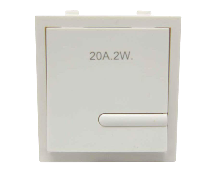 K9-2Way-Switch-20A-withInd-MEGA-ModularSwitches-White-1