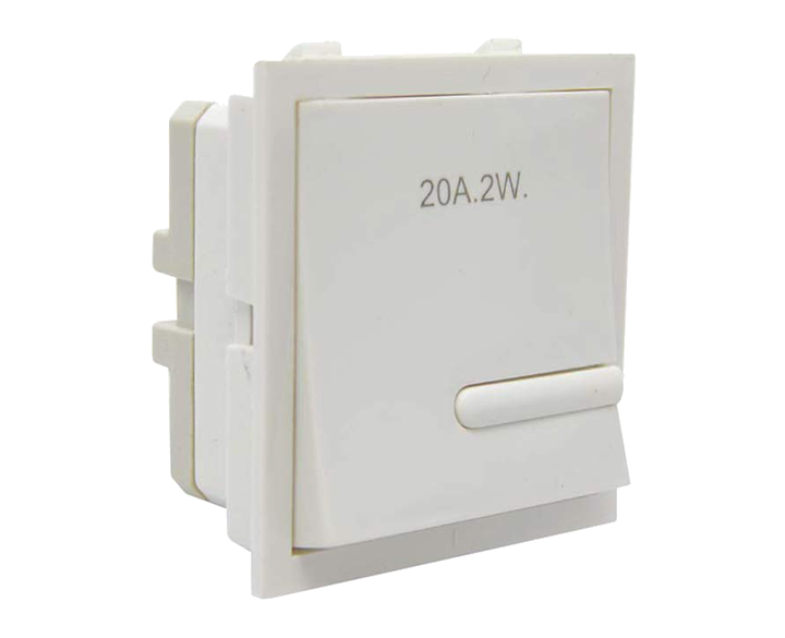 K9-2Way-Switch-20A-withInd-MEGA-ModularSwitches-White