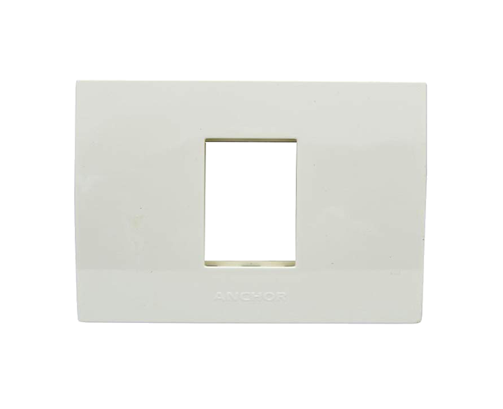 Penta-Plate1Module-Plate-ModularSwitches-White