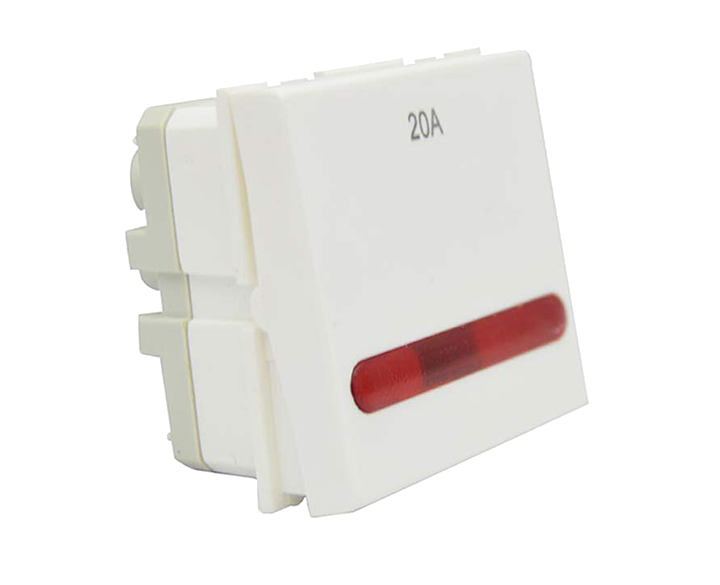 Tito-20A-Mega-1-Way-Switch-with-Indicator-Modular-Switches-White